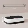 Plataforma Vibratoria con 50 Velocidades 3 Programas Pantalla LED Mando a Distancia Bandas Elásticas Ejercicio e... - Ogal.Es