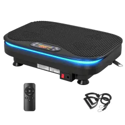 Plataforma Vibratoria con 99 Velocidades 3 Programas Altavoz Bluetooth Pantalla LED Mando a Distancia Bandas Elá... - Ogal.Es