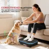 Plataforma Vibratoria con 99 Velocidades 3 Programas Altavoz Bluetooth Pantalla LED Mando a Distancia Bandas Elá... - Ogal.Es