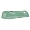 Invernadero Pequeño para Cultivo de Plantas con 4 Ventanas Marco de Acero y Cubierta de PE Anti-UV 200x80x45 cm ... - Ogal.Es