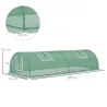 Invernadero Pequeño para Cultivo de Plantas con 4 Ventanas Marco de Acero y Cubierta de PE Anti-UV 200x80x45 cm ... - Ogal.Es