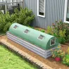 Invernadero Pequeño para Cultivo de Plantas con 5 Ventanas Marco de Acero y Cubierta de PE Anti-UV 300x80x45 cm ... - Ogal.Es
