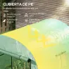 Invernadero de Túnel con 2 Puertas Enrollables 2 Ventanas de Malla y Marco de Acero Cubierta PE 135g/m² Anti-UV ... - Ogal.Es