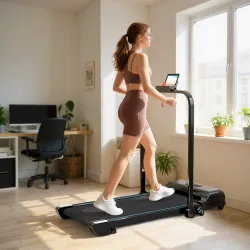 Cinta de Correr Cinta de Andar Plegable 2,5 HP con Pantalla LED Velocidad Ajustable Max. 10 km/h Control Remoto ... - Ogal.Es