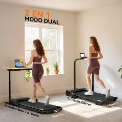 Cinta de Correr Cinta de Andar Plegable 2,5 HP con Pantalla LED Velocidad Ajustable Max. 10 km/h Control Remoto ... - Ogal.Es
