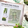 Jardinera Exterior Grande con Enrejado y Fondo Abierto para Plantas Trepadoras 61x61x140 cm Verde - Ogal.Es