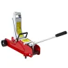 Gato Hidráulico para Coche 2,5T Altura de Elevación 80-380 mm con Perfil Bajo Ruedas para Automóvil SUV Rojo - Ogal.Es