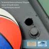 Canasta de Baloncesto para Exterior Altura Ajustable 160-210 cm con Ruedas y Base Rellenable 76x48x254 cm Negro - Ogal.Es