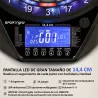 Diana Electrónica con 6 Dardos y 24 Puntas Blandas Pantalla LED 34 Juegos y 2235 Programas 60,5x45,5x3,6 cm Mult... - Ogal.Es