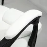 Silla de Oficina con 7 Puntos de Masaje con Reposapiés Retráctil Altura Ajustable Control Remoto y Tejido de PU ... - Ogal.Es