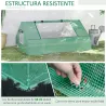 Invernadero Pequeño para Cultivo con 4 Ventanas Enrollables Marco de Acero y Cubierta PE Anti-UV 180x140x80 cm V... - Ogal.Es