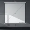 Pantalla de Proyector Manual 120 Pulgadas Pantalla de Proyección Portátil Formato 1:1 para Interior y Exterior C... - Ogal.Es