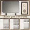 Mueble para Impresora con Ruedas Compartimentos Superiores Estantes Abiertos 70x36x60 cm Blanco - Ogal.Es