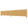 Valla de Jardín de Madera Panel Decorativo Resistente y Fácil de Instalar para Patio Césped Camino 176x38 cm Nat... - Ogal.Es