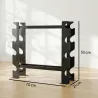 Soporte para Mancuernas de 4 Niveles Estante de Pesas de Acero Resistente para Gimnasio Casa Carga 200 kg 70x21x... - Ogal.Es
