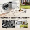 Carrete de Manguera Retráctil 20+1,9 m con Boquilla de 2 Modos Bloqueo Automático y Retracción Controlada Soport... - Ogal.Es