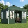 Carpa Plegable 3x3 m Pop-up con UPF50+ 4 Laterales Desmontables Altura Ajustable y Bolsa de Transporte Verde - Ogal.Es