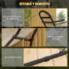 Soporte para Hamaca Largo 278 cm Cadena Ajustable con Estructura de Acero para Hamacas de 2,75-4 m Carga 150 kg ... - Ogal.Es