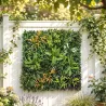 Seto Artificial Ocultación Jardín en Rollo 1x1 m Valla de Privacidad de Hiedra Artificial para Balcón Exterior - Ogal.Es