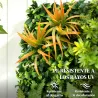 Seto Artificial Ocultación Jardín en Rollo 1x1 m Valla de Privacidad de Hiedra Artificial para Balcón Exterior - Ogal.Es