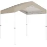Carpa Plegable 2,4x2,4 m Pop-up UPF50+ Bloqueo Central Altura Ajustable Bolsa de Transporte Sacos Arena Beige - Ogal.Es