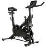 Bicicleta Estática en Casa con Resistencia Magnética Regulable Pantalla LCD Asiento y Manillar Ajustables Ruedas... - Ogal.Es