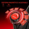 Bicicleta Estática en Casa con Resistencia Magnética Regulable Pantalla LCD Asiento y Manillar Ajustables Ruedas... - Ogal.Es