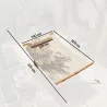 Hamaca Acolchada de Jardín Portátil con Almohada Desmontable Bolsillo para Revistas Marco de Madera 325x140 cm C... - Ogal.Es
