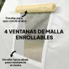 Garaje Exterior para Coche 3x6 m Impermeable con Tejido PE Resistente Marco de Metal Galvanizado UPF 30+ Blanco - Ogal.Es