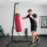 Soporte para Saco de Boxeo de Pie de Acero con Altura Ajustable 175?220 cm y 185?231 cm Base Pesada y Bolsa de A... - Ogal.Es