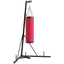 Soporte para Saco de Boxeo de Pie de Acero con Altura Ajustable 175?220 cm y 185?231 cm Base Pesada y Bolsa de A... - Ogal.Es