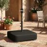 Base para Sombrilla con Funda Bolsas de Arena Pie para Sombrilla Postes Ø48 mm Rellenable Arena 80kg Arena Húmed... - Ogal.Es