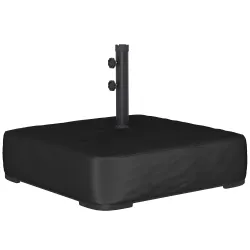 Base para Sombrilla con Funda Bolsas de Arena Pie para Sombrilla Postes Ø48 mm Rellenable Arena 80kg Arena Húmed... - Ogal.Es