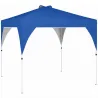 Carpa Plegable Pop-up 3x3 m con Bloqueo Central Altura Ajustable Bolsa Transporte con Ruedas y Sacos de Arena Azul - Ogal.Es