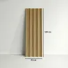 Juego de 12 Paneles para Tejado de Acero Galvanizado 7m² para Caseta de Herramientas Cobertizo 129x45cm Madera N... - Ogal.Es