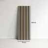Juego de 12 Paneles para Tejado de Acero Galvanizado 7m² para Caseta de Herramientas Cobertizo 129x45cm Marrón - Ogal.Es