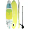 Tabla de Paddle Surf Hinchable 320 cm, con Superficie Antideslizante Remo de Aluminio Ajustable Quilla Bomba y M... - Ogal.Es