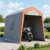 Carpa Garaje Portátil 2,4x1,8 m para Coche Impermeable con Puerta Enrollable con Cremallera Ventanas UPF30+ Gris... - Ogal.Es