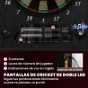 Diana Electrónica con 6 Dardos de Punta Blanda y 24 Puntas de Repuesto 2 Pantallas LED 25 Juegos y 202 Variaciones - Ogal.Es