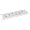 Cojín para Banco Exterior con Correas de Sujeción Protección UV50+ Rebote Lento Interior Exterior 198x65x13 cm C... - Ogal.Es