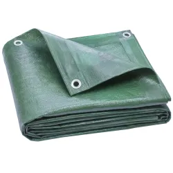 Lona Impermeable Exterior 6x8 m Toldo PE 90 g/m² Protección UV con Ojales Reforzados para Leña Muebles de Jardín... - Ogal.Es