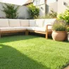 Césped Sintético 1m x 4m Alfombra Césped Artificial con Altura de Hierba 10 mm Drenaje Automático Verde - Ogal.Es