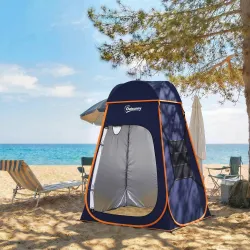 Tienda de Campaña Instantánea Pop-Up Tienda de Ducha Camping Portátil con Bolsa de Transporte Impermeable Azul O... - Ogal.Es