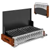Barbacoa de Carbón Plegable Barbacoa Portátil 50,5x34x33 cm con Bandeja de Carbón Extraíble para Camping Picnic ... - Ogal.Es