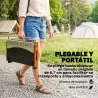 Barbacoa de Carbón Plegable Barbacoa Portátil 50,5x34x33 cm con Bandeja de Carbón Extraíble para Camping Picnic ... - Ogal.Es