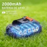 Cortasetos Batería 18V con Batería de 2000mAh Hoja de Doble Acción 51 cm Motor sin Escobillas y Cargador Naranja - Ogal.Es