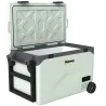 Nevera Portátil Eléctrica 42,5L con Compresor Control por App Ruedas Asa Barra -20? a 20? y Soporte para Móvil V... - Ogal.Es