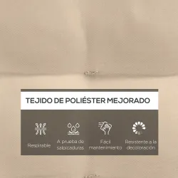 Juego de 6 Cojines para Sillas de Comedor 40x40 cm 6 Piezas Cojines para Sillas de Jardín Acolchados con Cintas ... - Ogal.Es