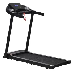 Cinta de Correr para Casa 1-12 KM/H 1,5HP con 12 Programas Ruedas Pantalla LED y Soporte para Móvil para Hogar O... - Ogal.Es