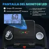Cinta de Correr para Casa 1-12 KM/H 1,5HP con 12 Programas Ruedas Pantalla LED y Soporte para Móvil para Hogar O... - Ogal.Es